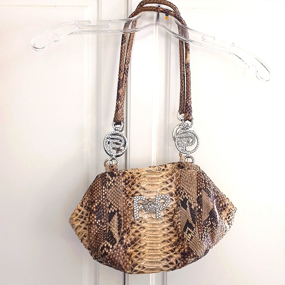 Fernando Pensato 'Python' Snakeskin Patterned Handbag
